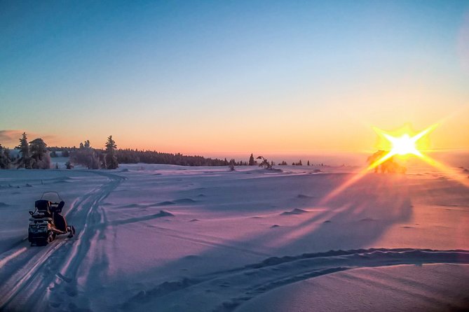 Snowmobile Safari in the Nature - From central Rovaniemi to the snow