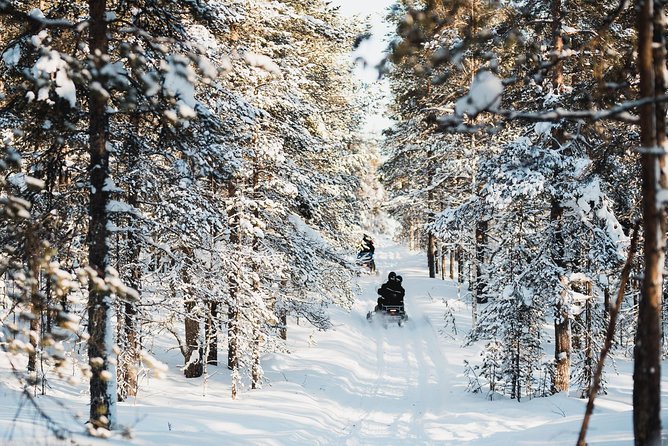 Snowmobile Safari into the Arctic Circle Forest - Getting dressed for minus 20 degrees