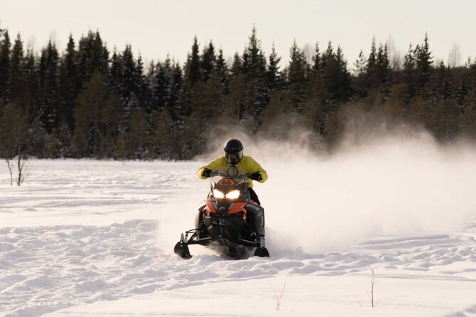 Snowmobile Tours in Rovaniemi Lapland - From Kansankatu to the Lapland forest