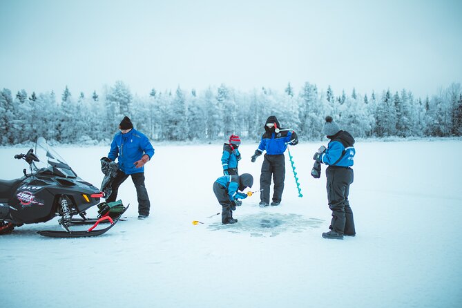 Snowmobiling and ice fishing in Apukka Resort, Rovaniemi - Families, beginners, and the right kind of winter adventurer