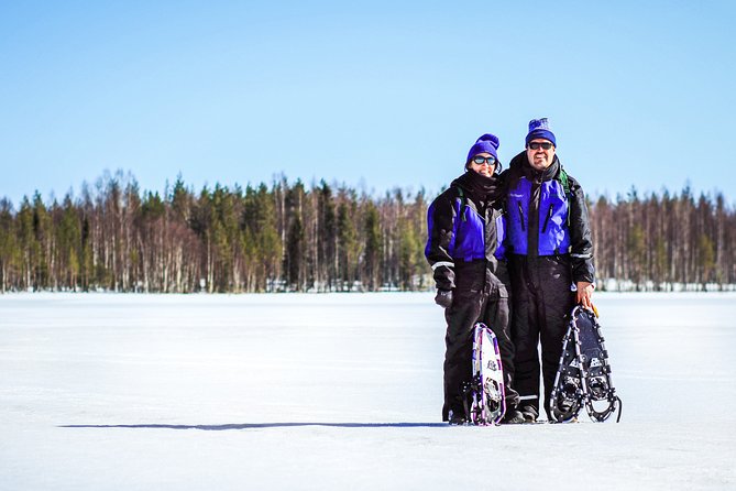 Snowshoe Trip in the Forest - The barbecue break, coffee, and tea