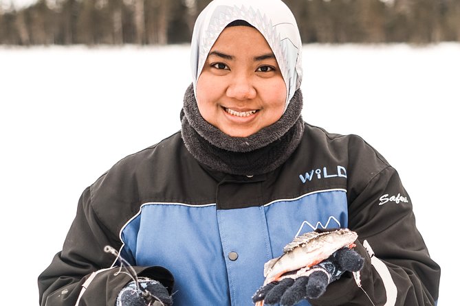 Snowshoeing and Ice Fishing Tour - Fire-making, Finnish snacks, and the warmest part of the outing