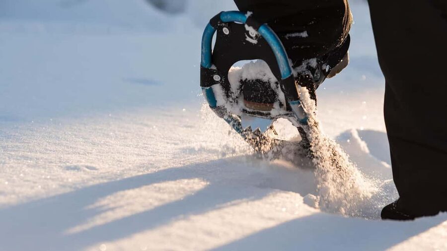 Snowshoeing in the Arctic Wilderness - Fitting snowshoes for deep snow