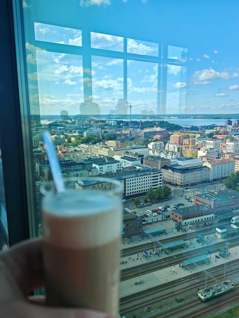 Tampere Panoramic Tour - Doughnuts and a rooftop view at the first tower