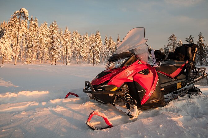 Thrill of Snowmobiling for Adults Only - Pickup times require real planning
