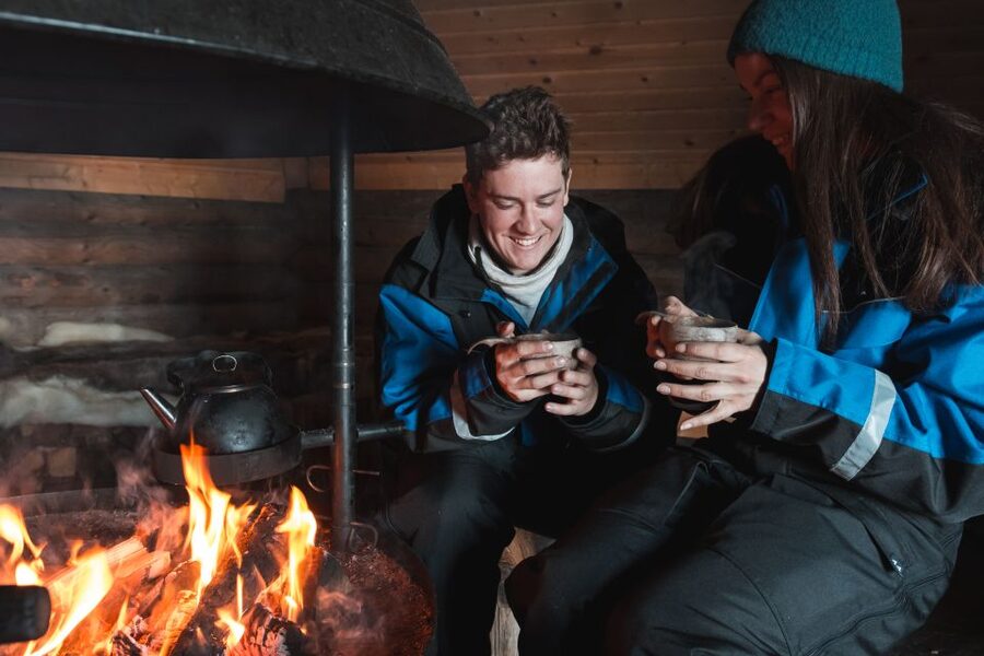 Ylläs: Snowmobile Adventure with Ice Fishing - Riding 35 to 40 km into Ylläs winter